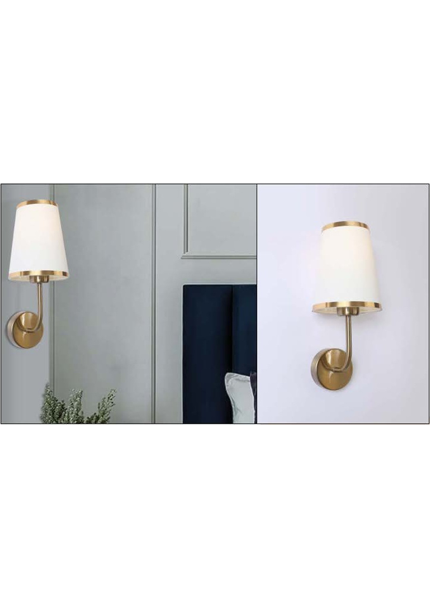 Beyond Lights - Brass Wall Sconce- GL